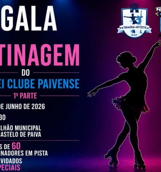 Mais de 60 atletas sobem à pista na 4.ª Gala de Patinagem do Hóquei Clube Paivense
