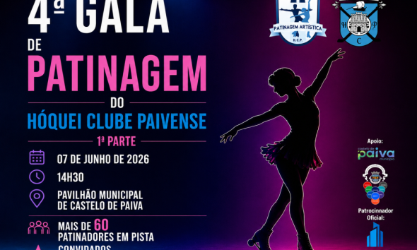 Mais de 60 atletas sobem à pista na 4.ª Gala de Patinagem do Hóquei Clube Paivense