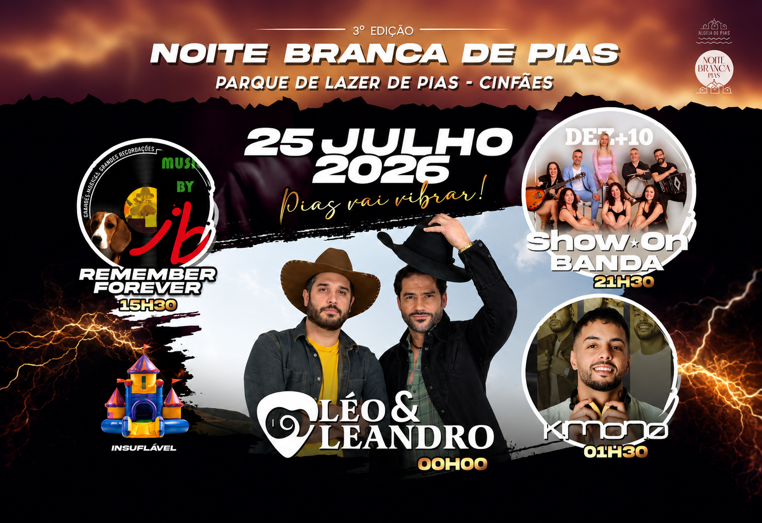 Noite Branca de Pias regressa a 25 de julho com música, animação e atividades para toda a família