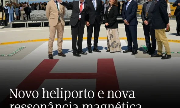 O Primeiro-Ministro inaugurou hoje o novo heliporto e a nova ressonância magnéti…