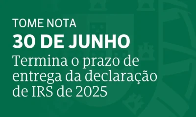 O prazo para entrega da declaração de IRS termina no dia 30 de junho. 

A decla…