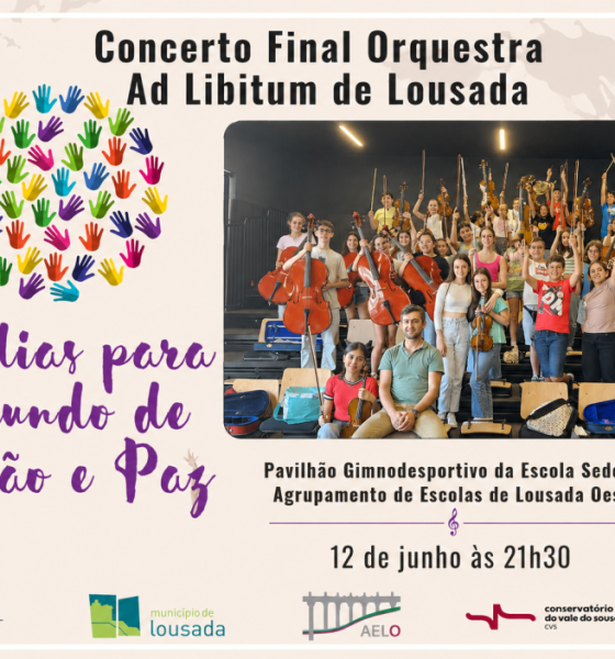 Orquestra Ad Libitum encerra temporada com concerto dedicado à inclusão e à paz em Lousada