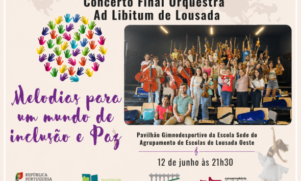 Orquestra Ad Libitum encerra temporada com concerto dedicado à inclusão e à paz em Lousada
