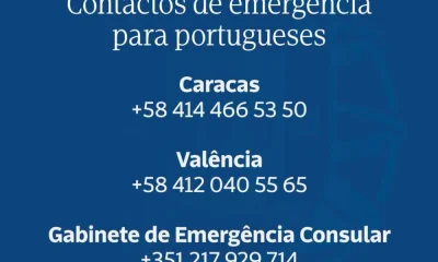 Os consulados portugueses disponibilizam números telefónicos para emergências. O…