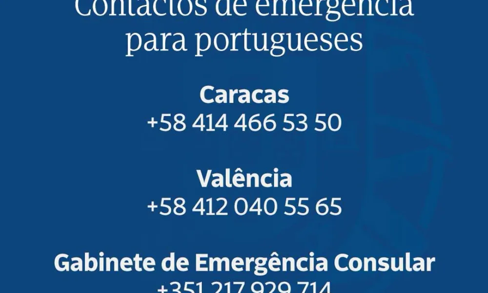 Os consulados portugueses disponibilizam números telefónicos para emergências. O…