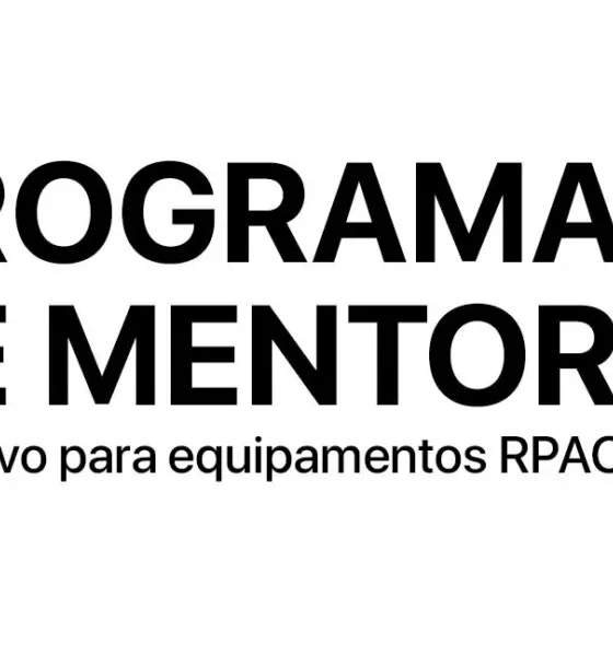 [PROGRAMA DE MENTORIA ONLINE PARA EQUIPAMENTOS RPAC]

Em parceria com a Arte Cen…