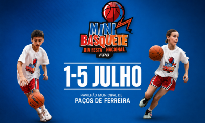 Paços de Ferreira recebe cerca de 800 participantes na XIV Festa Nacional do Minibasquete