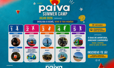Paiva Summer Camp abre inscrições para três semanas de férias repletas de desporto e aventura