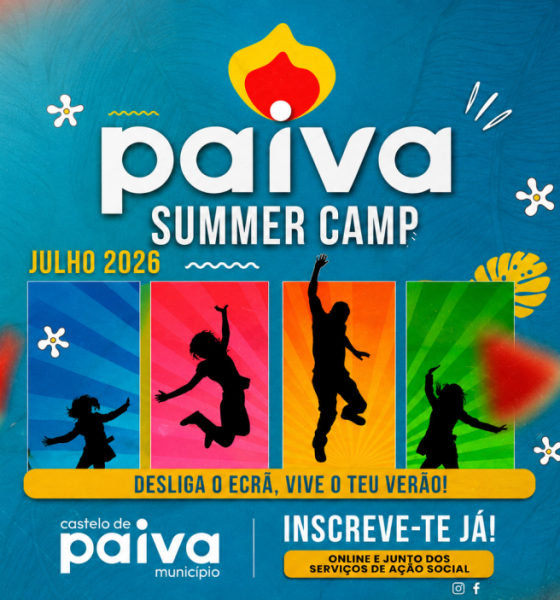 Paiva Summer Camp desafia jovens a trocar os ecrãs por três semanas de aventura em julho