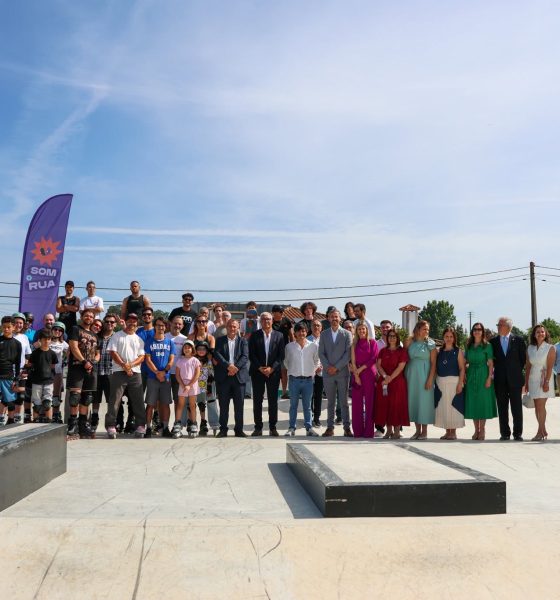 Paredes inaugura skate park integrado no Parque da Cidade com demonstrações e competições