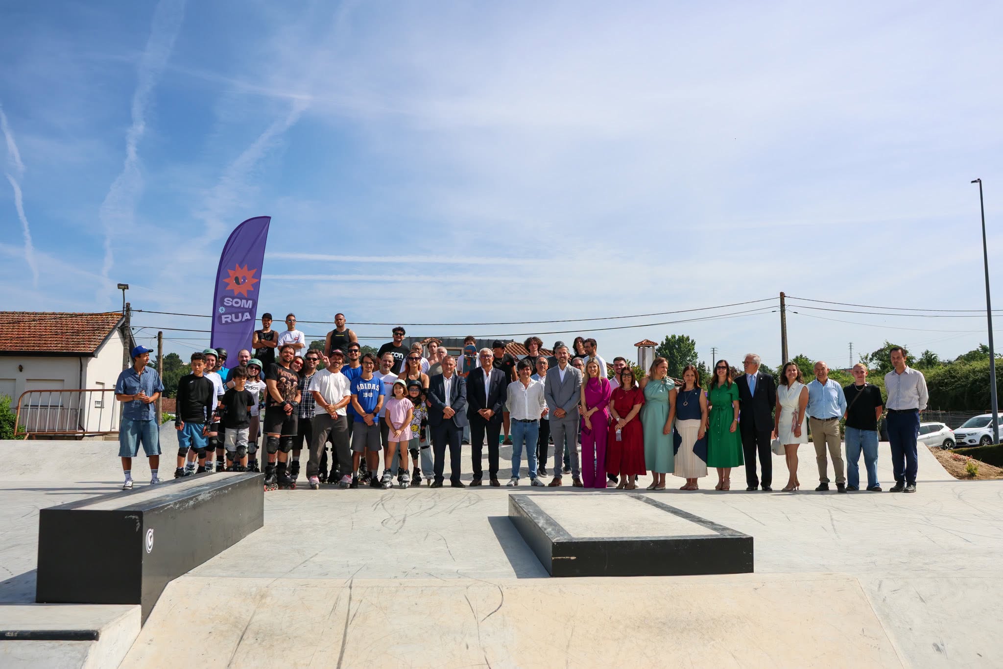 Paredes inaugura skate park integrado no Parque da Cidade com demonstrações e competições