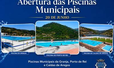 Piscinas municipais de Resende abrem a 20 de junho com funcionamento diário até às 20h00