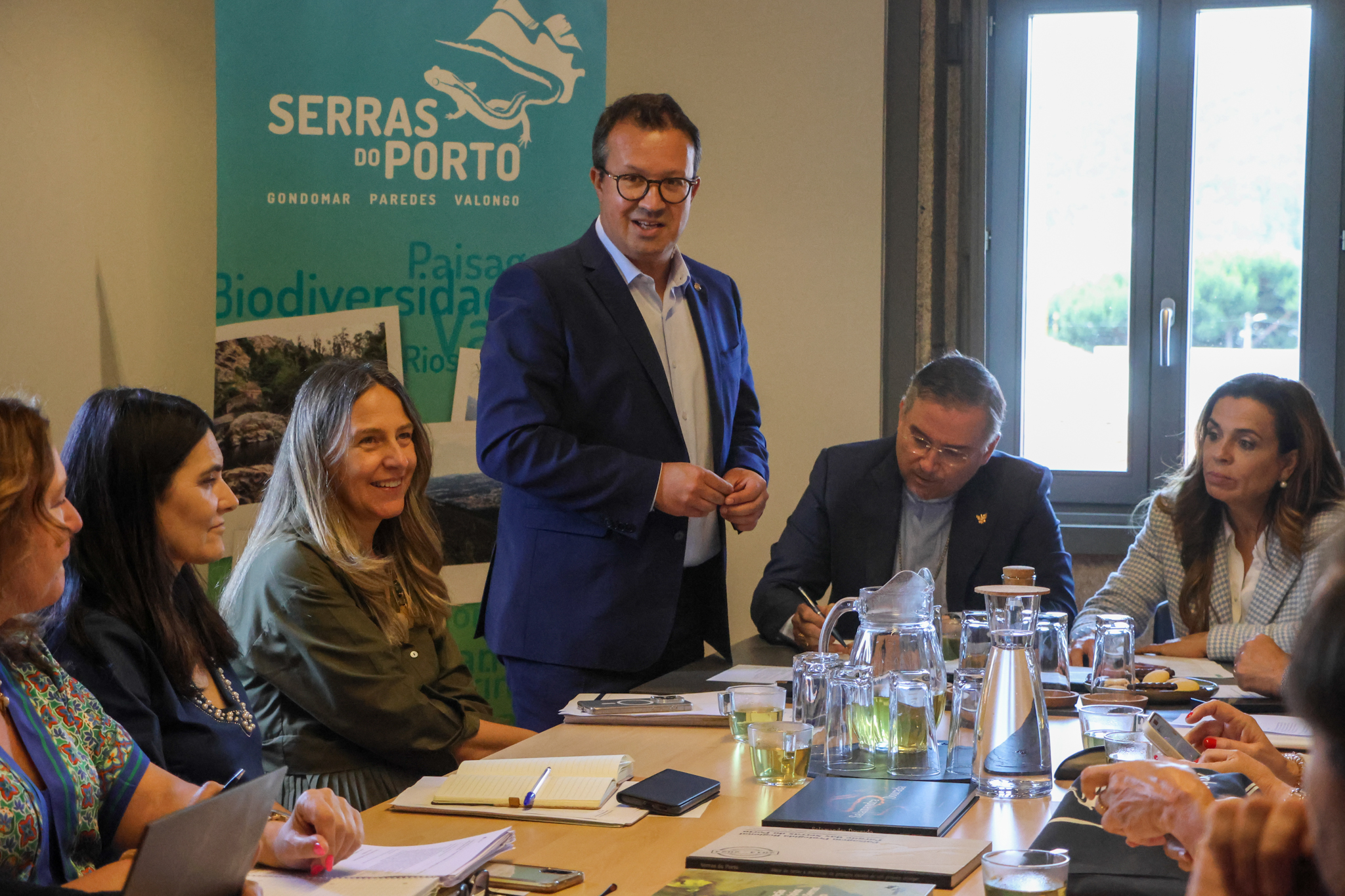 Presidente da Associação de Municípios Parque das Serras do Porto recebe Conselho Executivo do Corredor do Rio Leça em visita de trabalho