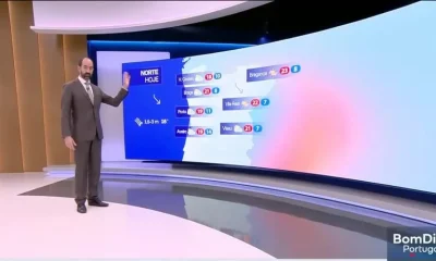 Previsão do estado do tempo 
RTP 1, 5-6-2026
Informação sempre atualizada em www…