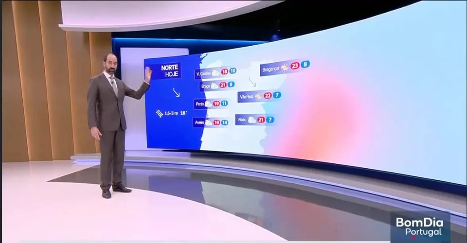 Previsão do estado do tempo 
RTP 1, 5-6-2026
Informação sempre atualizada em www…