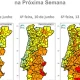 Previsão do estado do tempo – semana de 8 a 14 de junho de 2026 – Portugal cont…