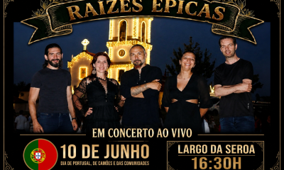 Raízes Épicas levam rock popular português às comemorações do Dia de Portugal na Seroa
