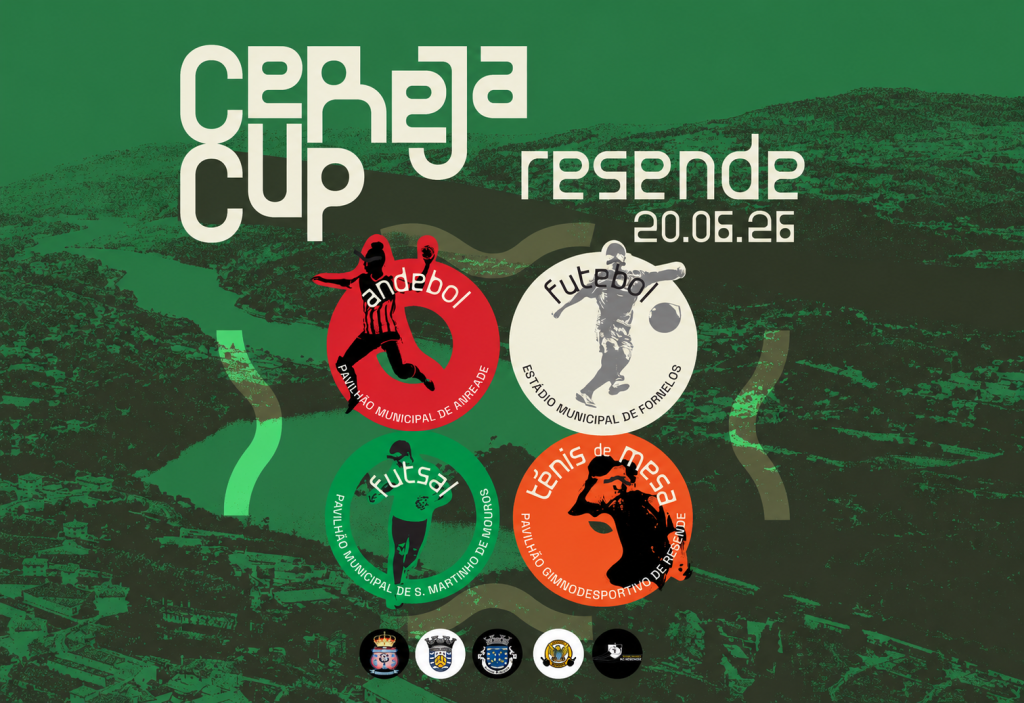 Resende Cereja Cup estreia-se com centenas de jovens atletas em quatro modalidades