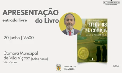 Reserve na Sua Agenda
HOJE | EFLÚVIOS DE COBIÇA | APRESENTAÇÃO DO LIVRO | 16H00
…
