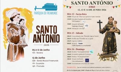 Santo António mobiliza Eiriz e Freamunde para um fim de semana de fé e tradição