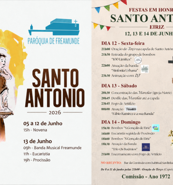 Santo António mobiliza Eiriz e Freamunde para um fim de semana de fé e tradição