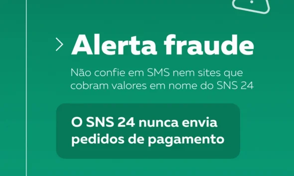 Têm circulado SMS com sites falsos que se fazem passar pelo SNS 24 e pedem pagam…