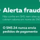 Têm circulado SMS com sites falsos que se fazem passar pelo SNS 24 e pedem pagam…