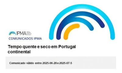 Tempo quente e seco em Portugal continental

O estado do tempo em Portugal conti…