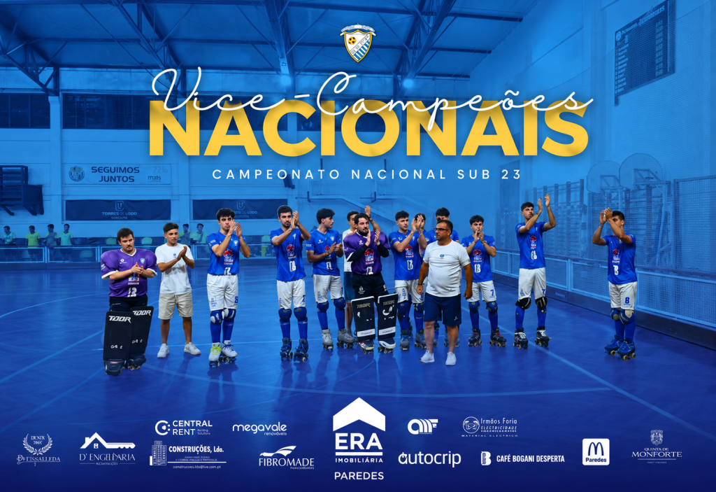 USCP Paredes faz história no hóquei em patins com o vice-campeonato nacional Sub-23