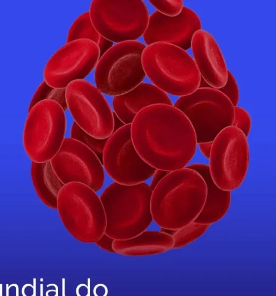 “Uma gota de humanidade. Doe sangue. Salve vidas.” é o tema de 2026 do Dia Mundi…