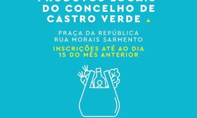 Inscrições para os Mercadinhos de Castro Verde devem ser feitas até ao dia 15 do mês anterior