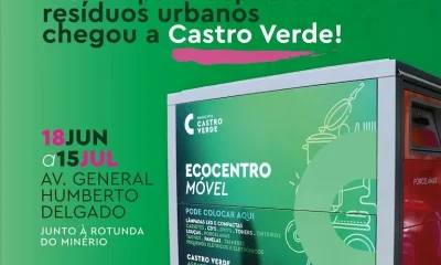 Castro Verde lança Ecocentro Móvel para facilitar a recolha de resíduos domésticos especiais nas freguesias