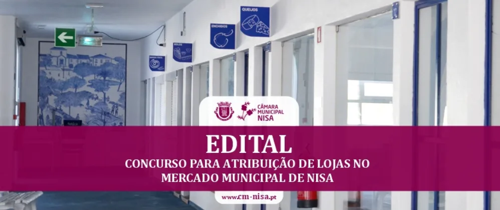 Nisa abre concurso para atribuição de lojas comerciais no Mercado Municipal