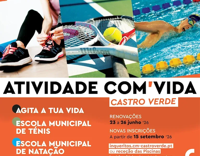 Castro Verde abre renovações de inscrições para projetos desportivos municipais da nova época