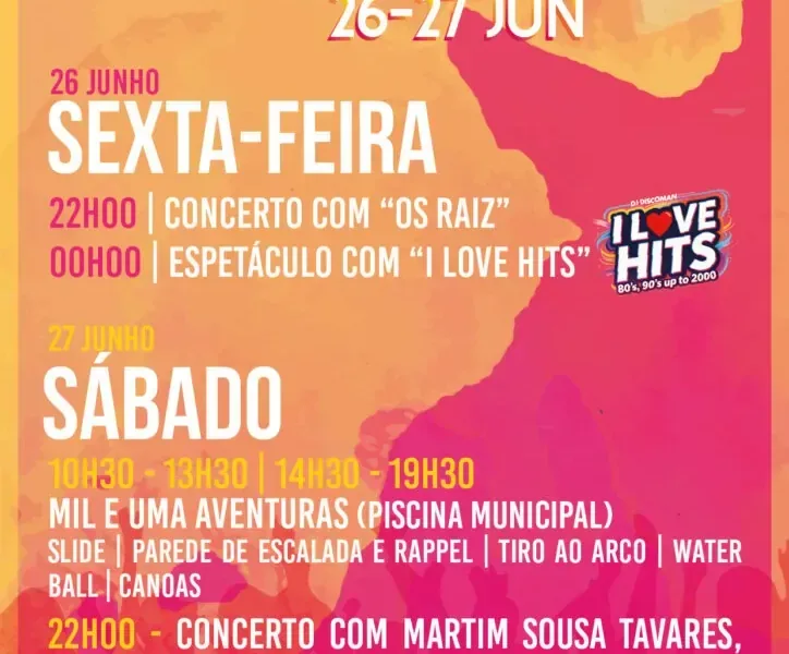 Vila Viçosa recebe Fim de Semana da Juventude com concertos e atividades radicais