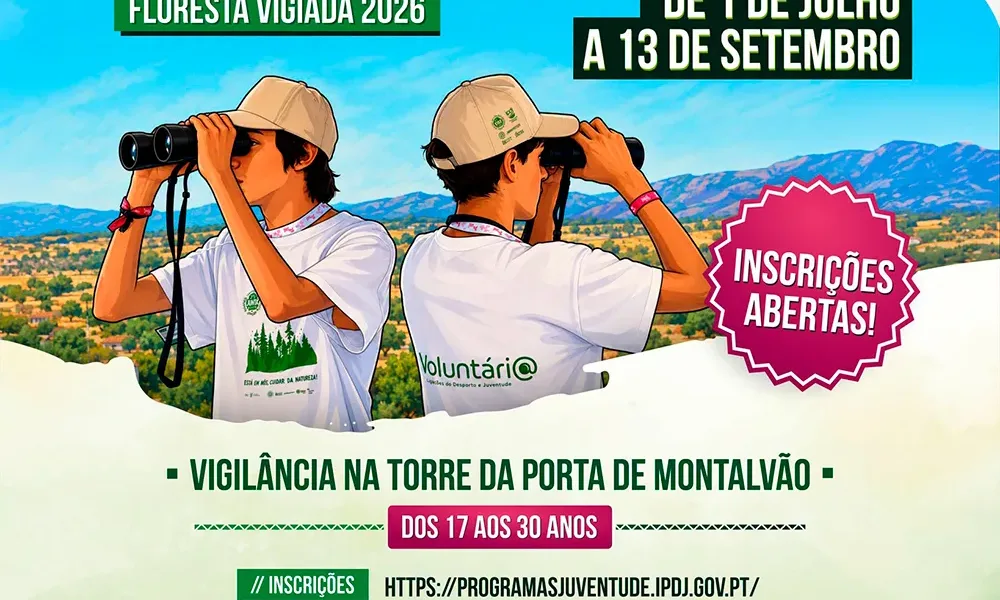 Inscrições abertas para o programa Voluntariado Jovem para a Natureza e Florestas em Nisa