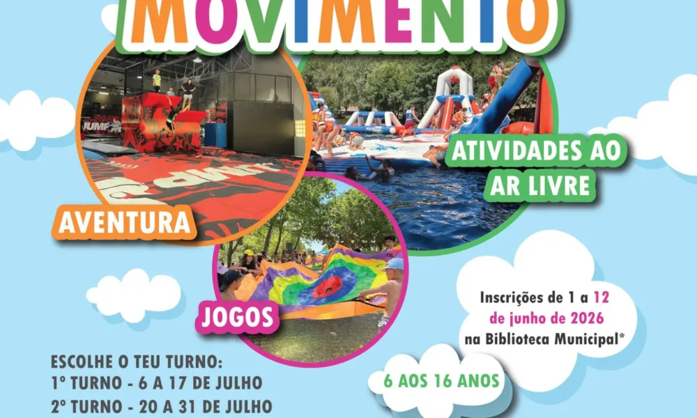 Gavião promove Campo de Férias “Verão em Movimento 2026” para crianças e jovens