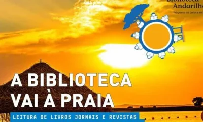 Parque Fluvial de Cinco Reis recebe iniciativa “A Biblioteca vai à praia” durante o mês de julho