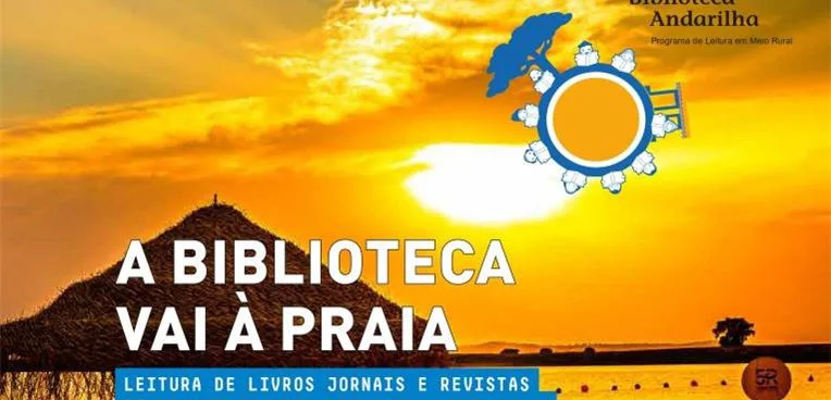 Parque Fluvial de Cinco Reis recebe iniciativa “A Biblioteca vai à praia” durante o mês de julho