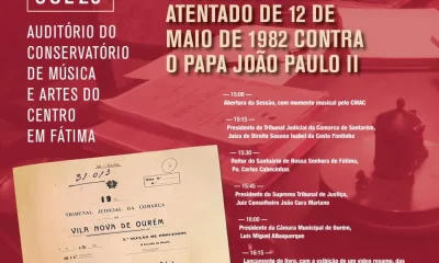 Fátima acolhe apresentação de livro sobre os 40 anos do processo-crime do atentado ao Papa João Paulo II