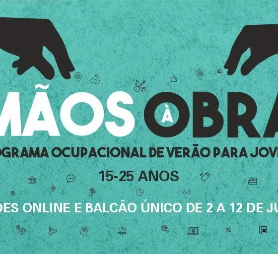 Inscrições abertas para o Programa Ocupacional de Verão “Mãos à Obra 2026” em Sines