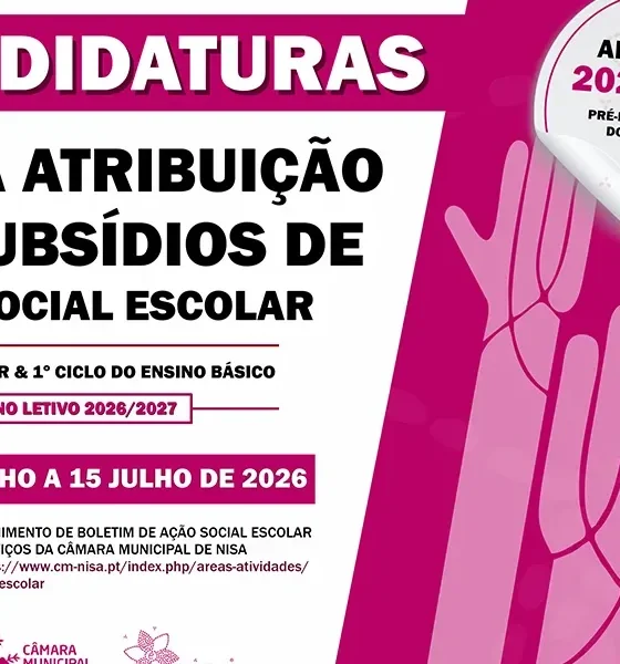 Abertas candidaturas para subsídios de Ação Social Escolar para o ano letivo 2026/2027
