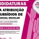 Abertas candidaturas para subsídios de Ação Social Escolar para o ano letivo 2026/2027