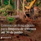 Governo prolonga prazo para limpeza de terrenos até 30 de junho, em todo o território nacional