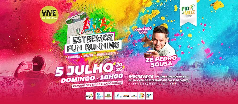 Estremoz Fun Running 2026 promete encher a cidade de cor e as inscrições já estão abertas