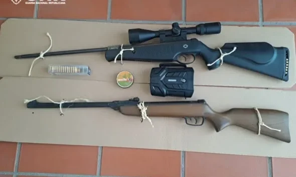 GNR detém homem e apreende carabinas modificadas e munições em Nisa