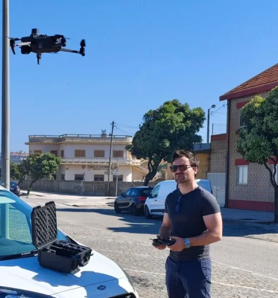 Engenheiro geoespacial da FCUP programa drones para apoiar situações de emergência
