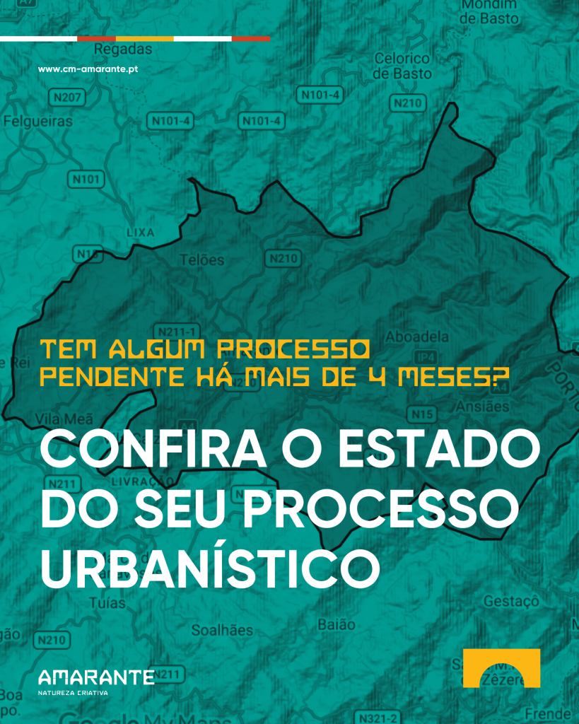 Amarante pede contacto direto de munícipes com processos urbanísticos pendentes há mais de quatro meses