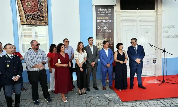 Vice-Presidente da CCDR Alentejo Henrique Sim-Sim destaca valorização do património cultural em visita ao “Tapete está na Rua 2026” « Comissão de Coordenação e Desenvolvimento Regional do Alentejo, I.P.
