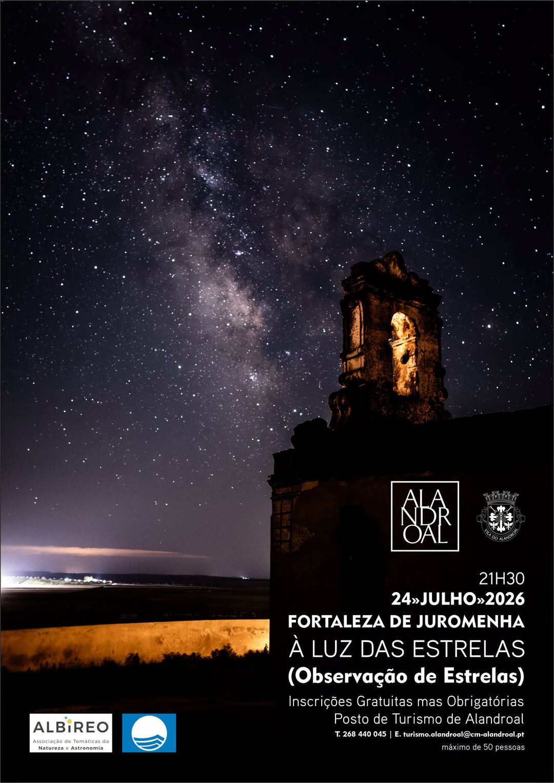 Limite de inscrições atingido – Inscrições Encerradas  

À Luz das Estrelas  Obs…
